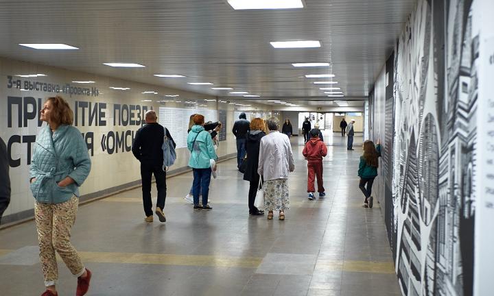 Художники в омском метро после поездов хотят рисовать на темы промышленности, нефти и космоса