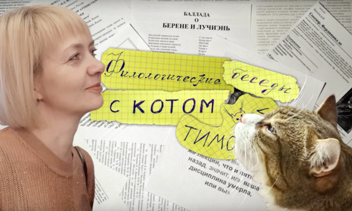 В ОмГПУ вышел первый эпизод «Филологических бесед с котом Тимофеем»